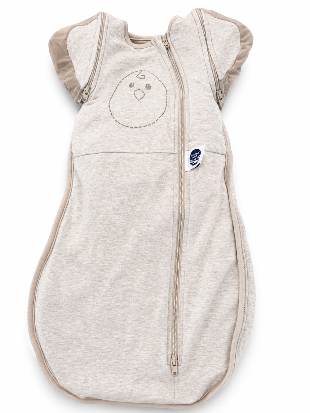 Nested Bean Beige Neutral Swaddle